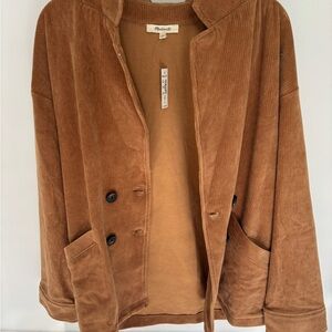 Madewell Brown Corduroy Blazer Relaxed Fit